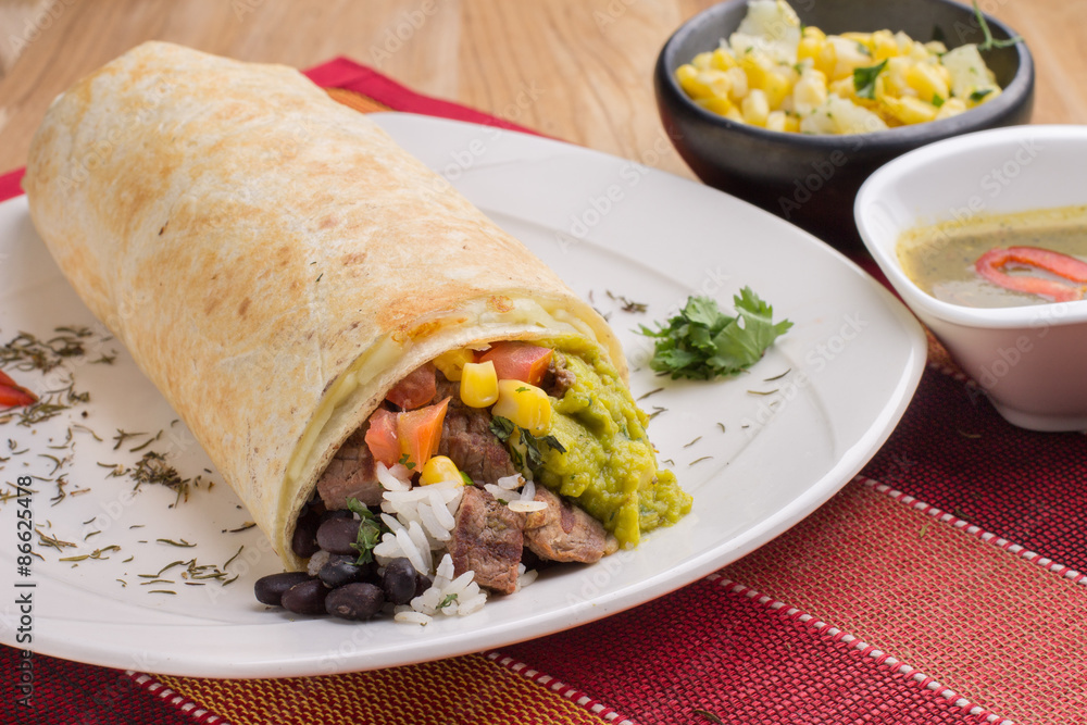 Burritos mexicanos Burritos mexicanos