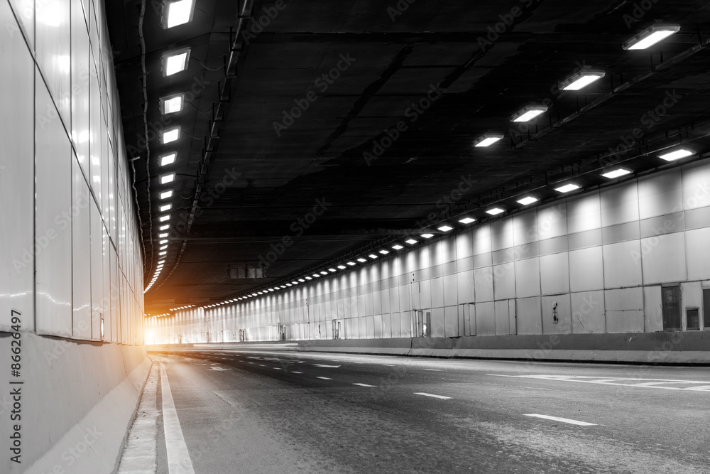 Abstract car in the tunnel trajectory Abstract car in the tunnel trajectory