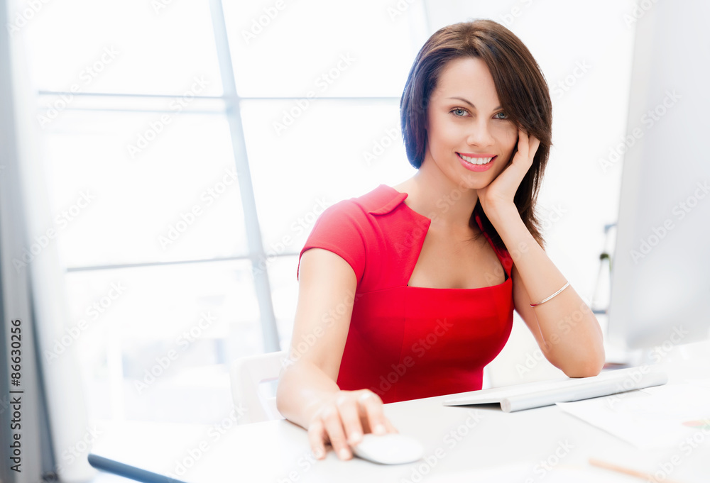 Modern successful business woman Modern successful business woman