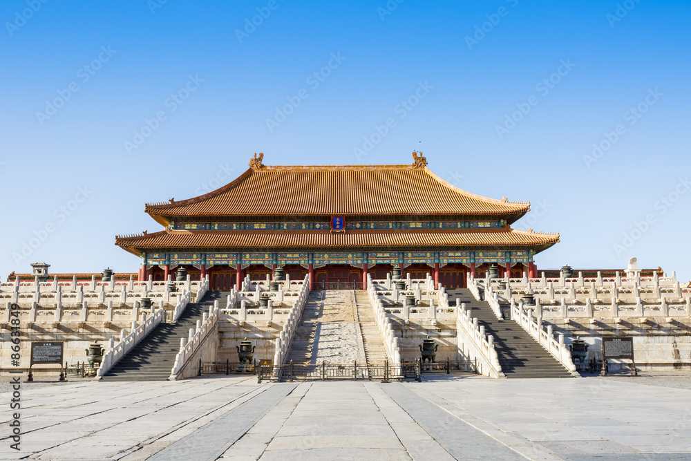 Obraz premium forbidden city in beijing,China