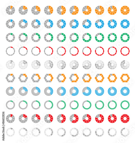 Progress bar icons