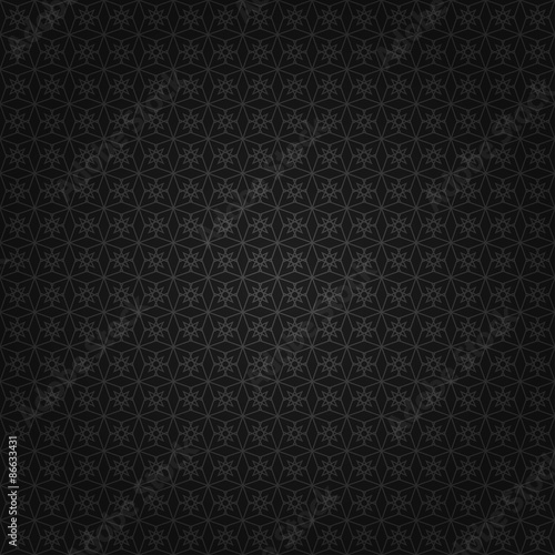Wallpaper Mural Dark geometric pattern, vector background Torontodigital.ca