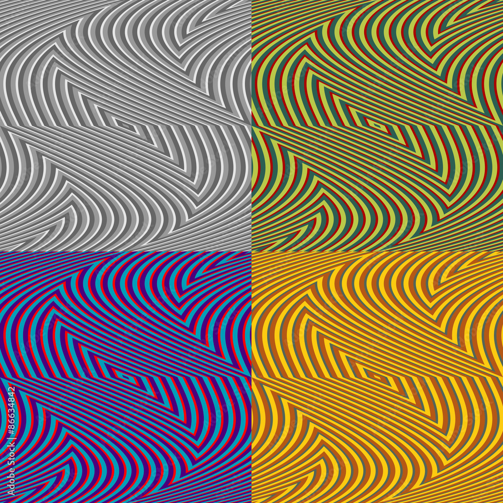 Set of seamless vector patterns Set of seamless vector patterns