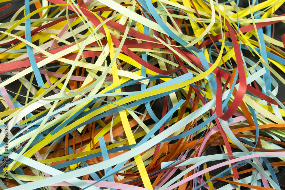 Colored ribbons Colored ribbons