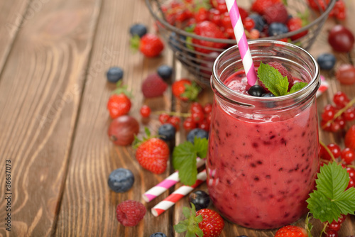 Dietary berry smoothies