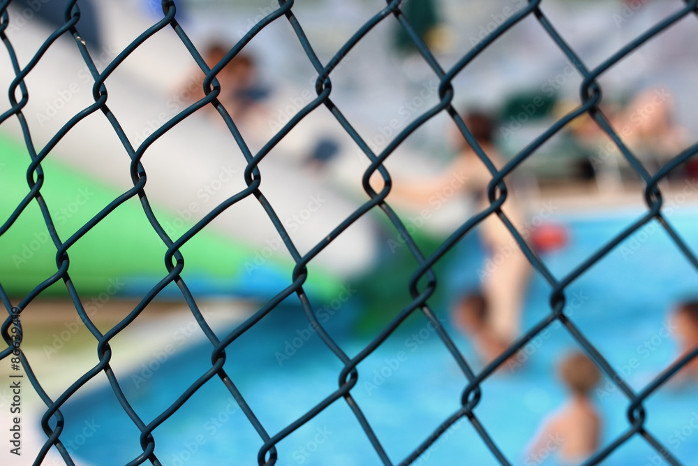 Naklejka premium aquatic park concept