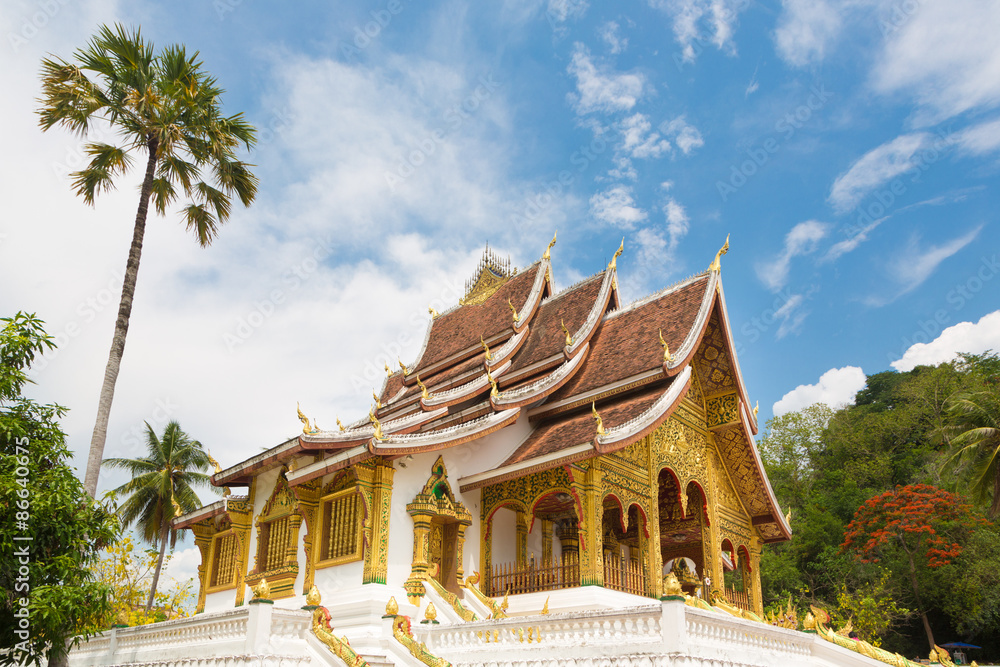 Obraz premium Haw Pha Bang temple in Luang Prabang in Laos