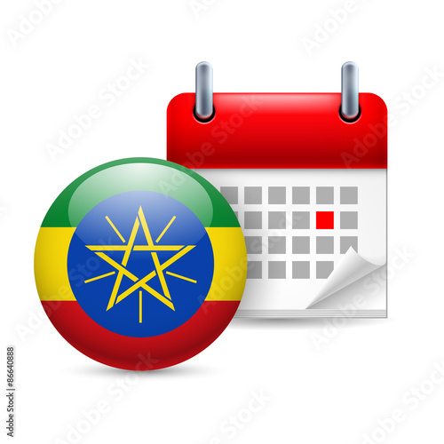 Icon of National Day in Ethiopia
