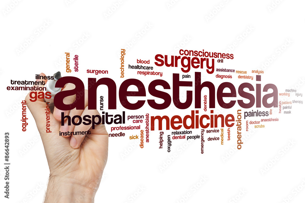 Anesthesia word cloud Anesthesia word cloud