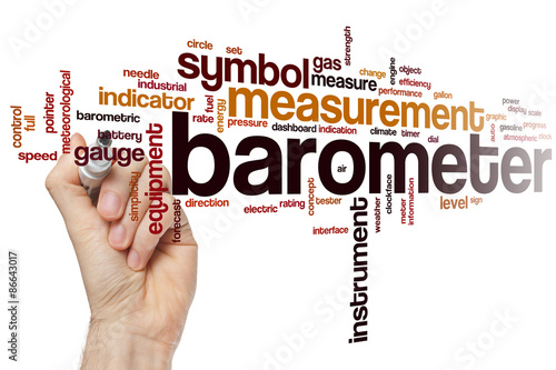 Barometer word cloud