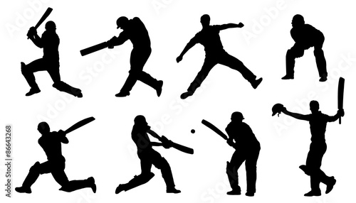 cricket silhouettes