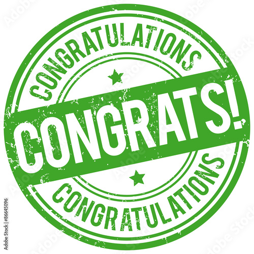 congrats stamp