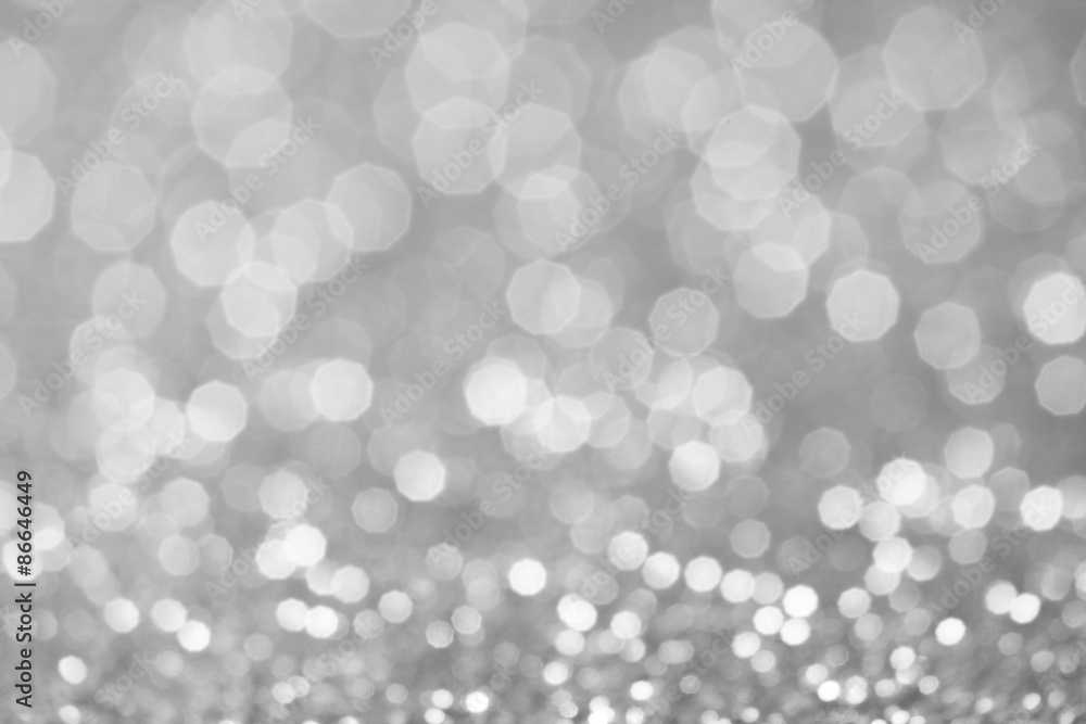 gray and white bokeh lights defocused. abstract background gray and white bokeh lights defocused. abstract background