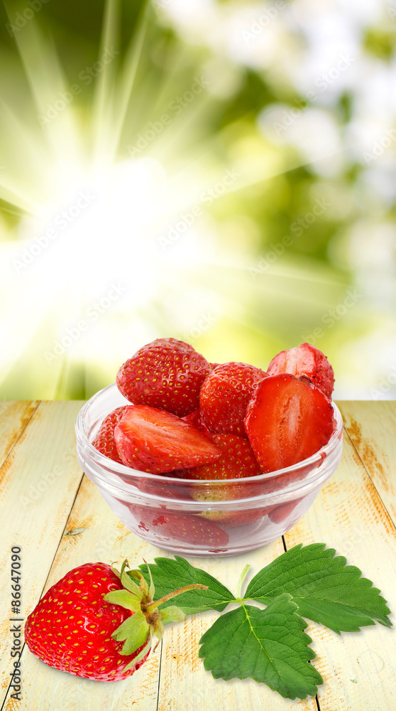 strawberries on the table strawberries on the table