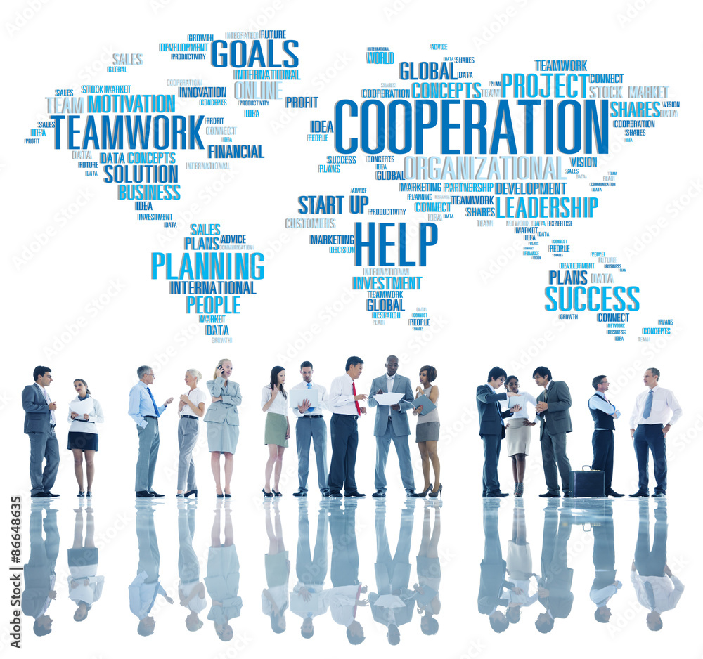 Coorperation Business Coworker Planning Teamwork Concept Coorperation Business Coworker Planning Teamwork Concept