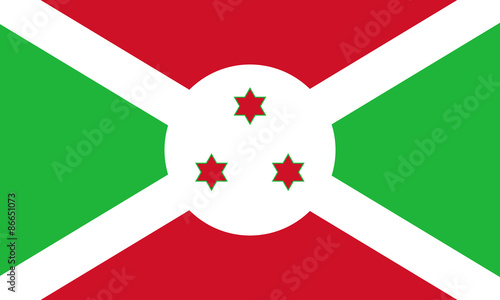 Burundi flag vector