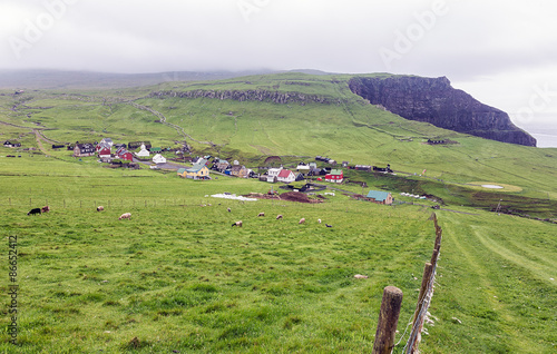 Faroe islands and Mykines v...