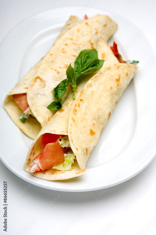 Mexican tortilla wrap