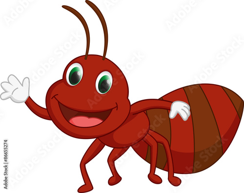 happy ant cartoon