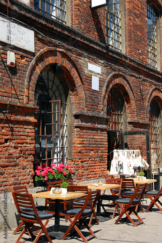 outdoor restaurant on OFF Piotrkowska in Lodz