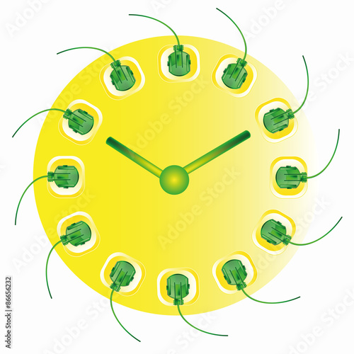sun energy watch, watch of green energy