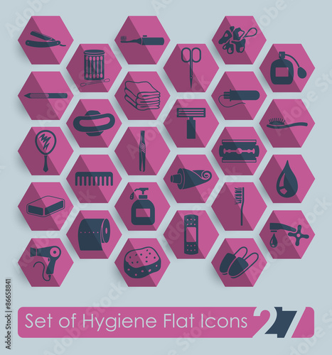 Set of hygiene icons