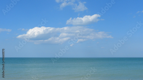 Panorama mare e cielo mediterraneo