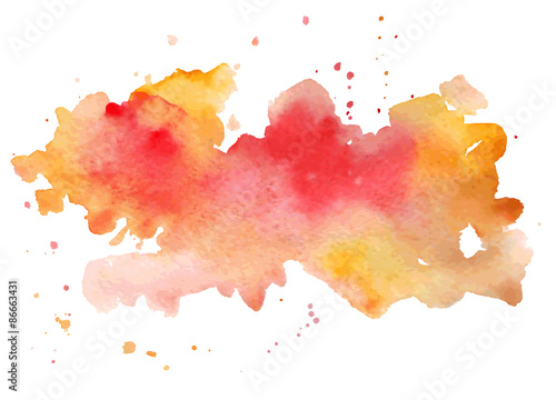 Vector watercolor abstract hand painted background.