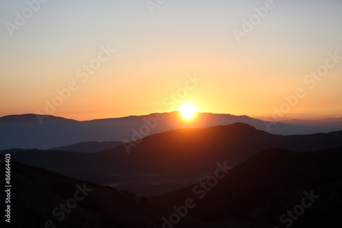 alba tra le cime dell'Appennino © marco iacobucci