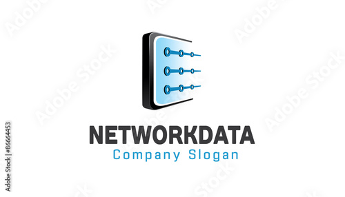 Network Data Logo template