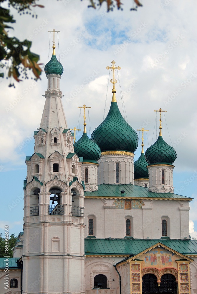 Church of Elijah the Prophet in Yaroslavl (Russia).