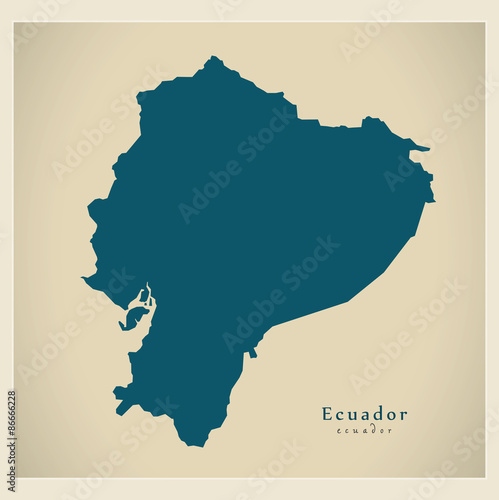 Modern Map - Ecuador EC
