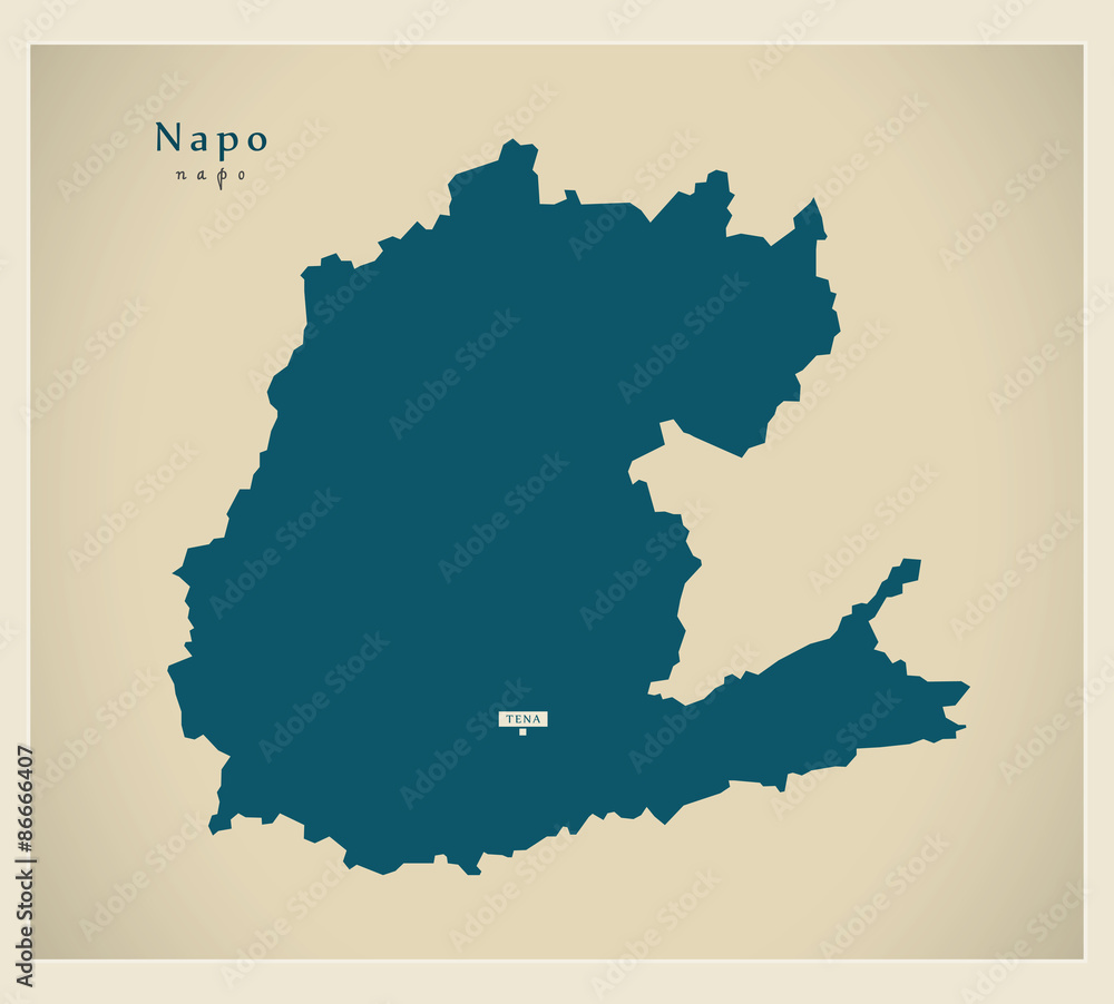 Modern Map - Napo EC