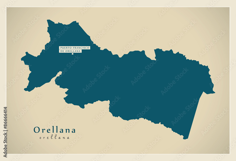 Modern Map - Orellana EC