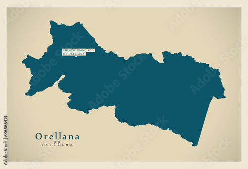 Modern Map - Orellana EC