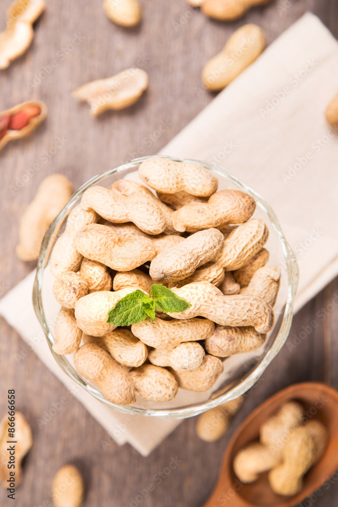 peanut in container peanut in container