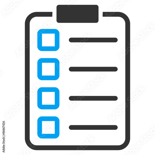 Examination icon from Business Bicolor Set