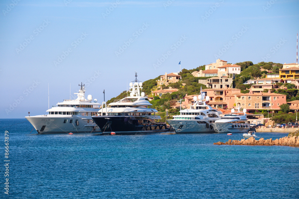 millionaire's yacht, yacht port