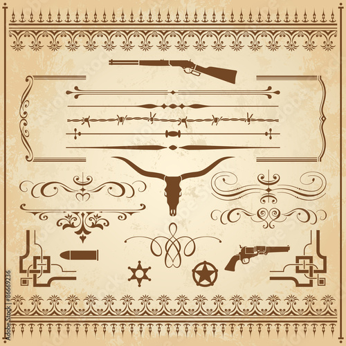 Wild West Ornaments
