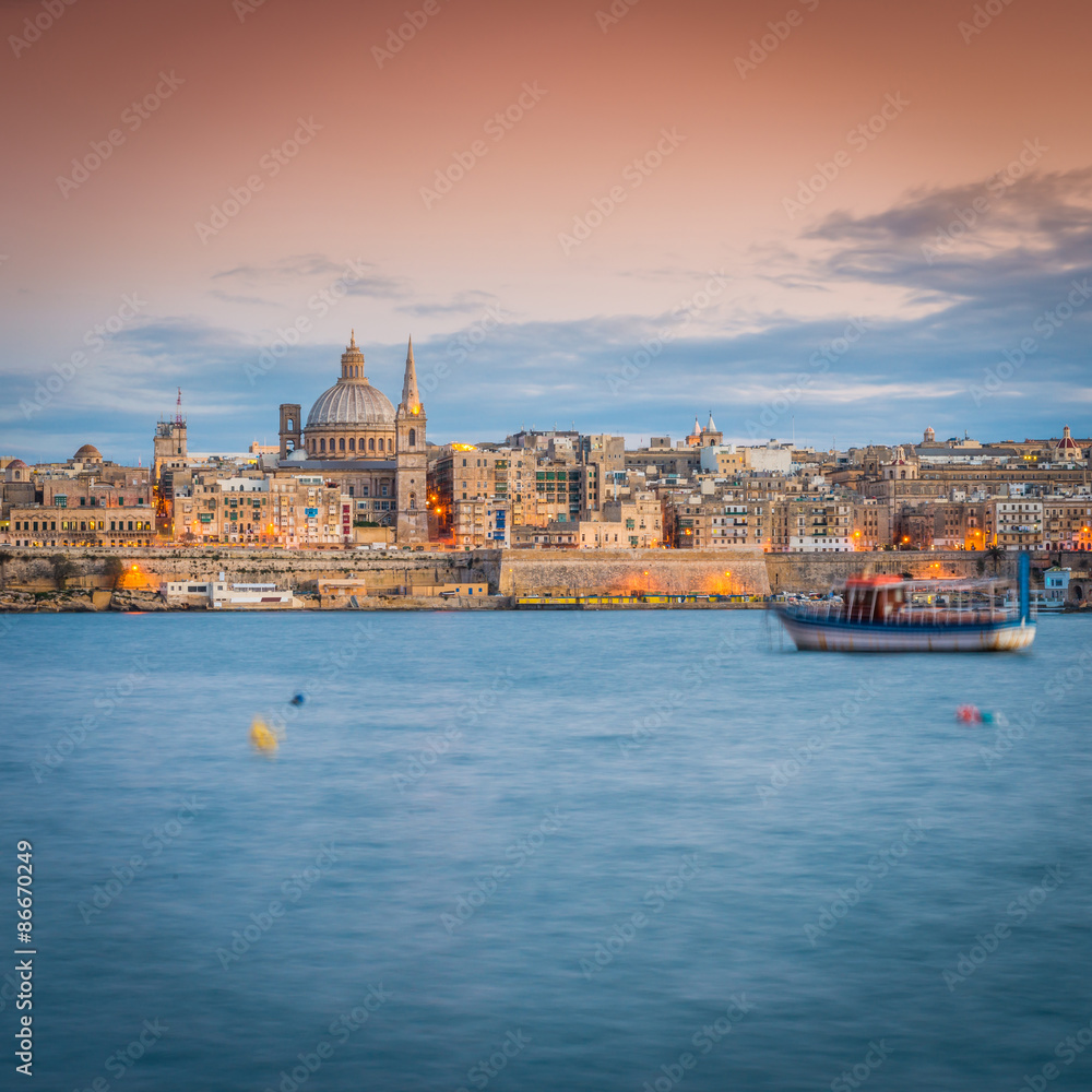 La Valette en HDR, Malte