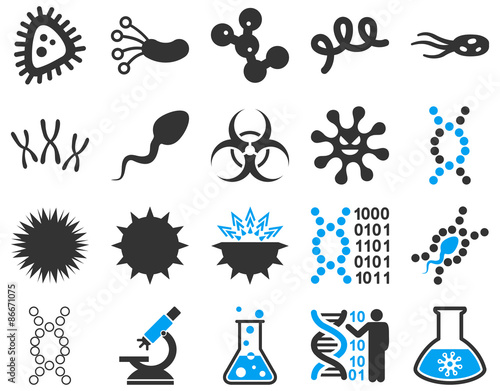 Medical bicolor icons