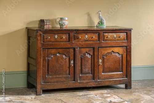 old english antique oak kitchen dresser base