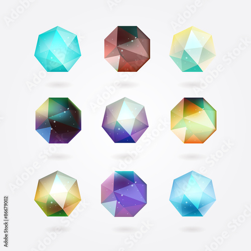 polygonal crystal