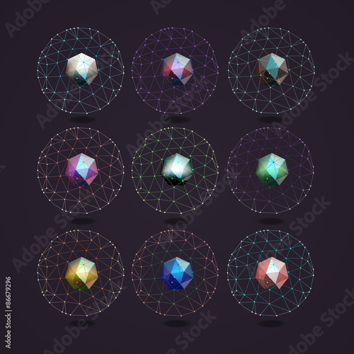 polygonal crystal