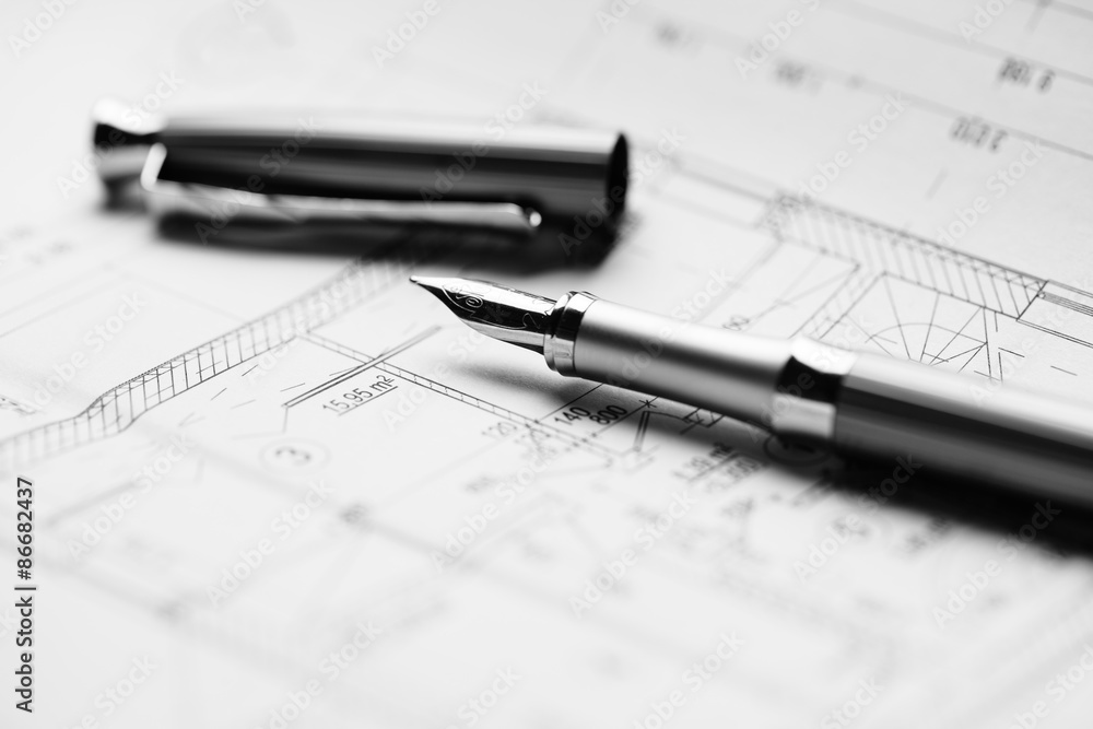 ink pen and structure project for building a house ink pen and structure project for building a house