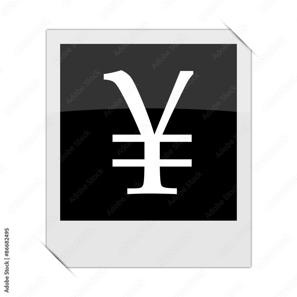 Obraz premium Yen icon