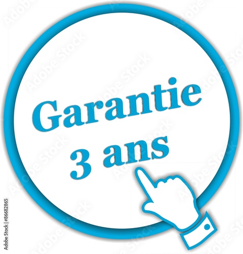 bouton garantie 3 ans