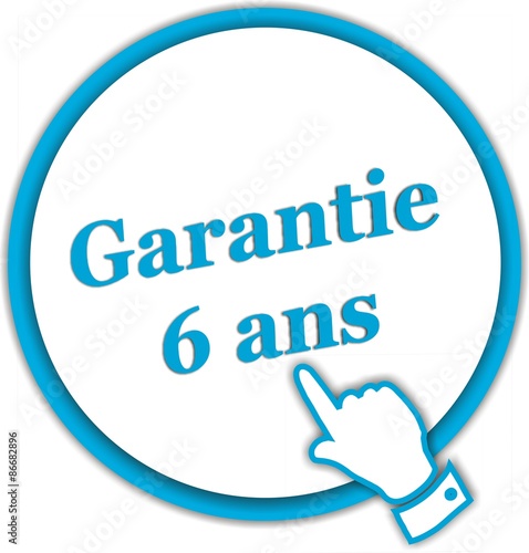 bouton garantie 6 ans