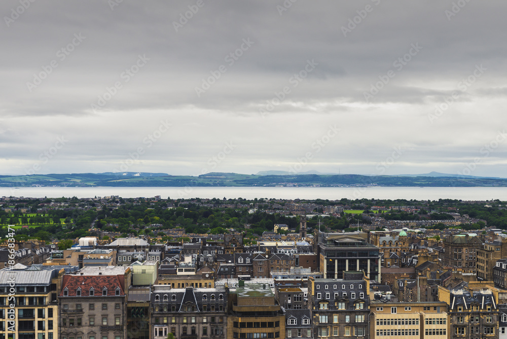 Fototapeta premium Edinburgh city view, Scotland