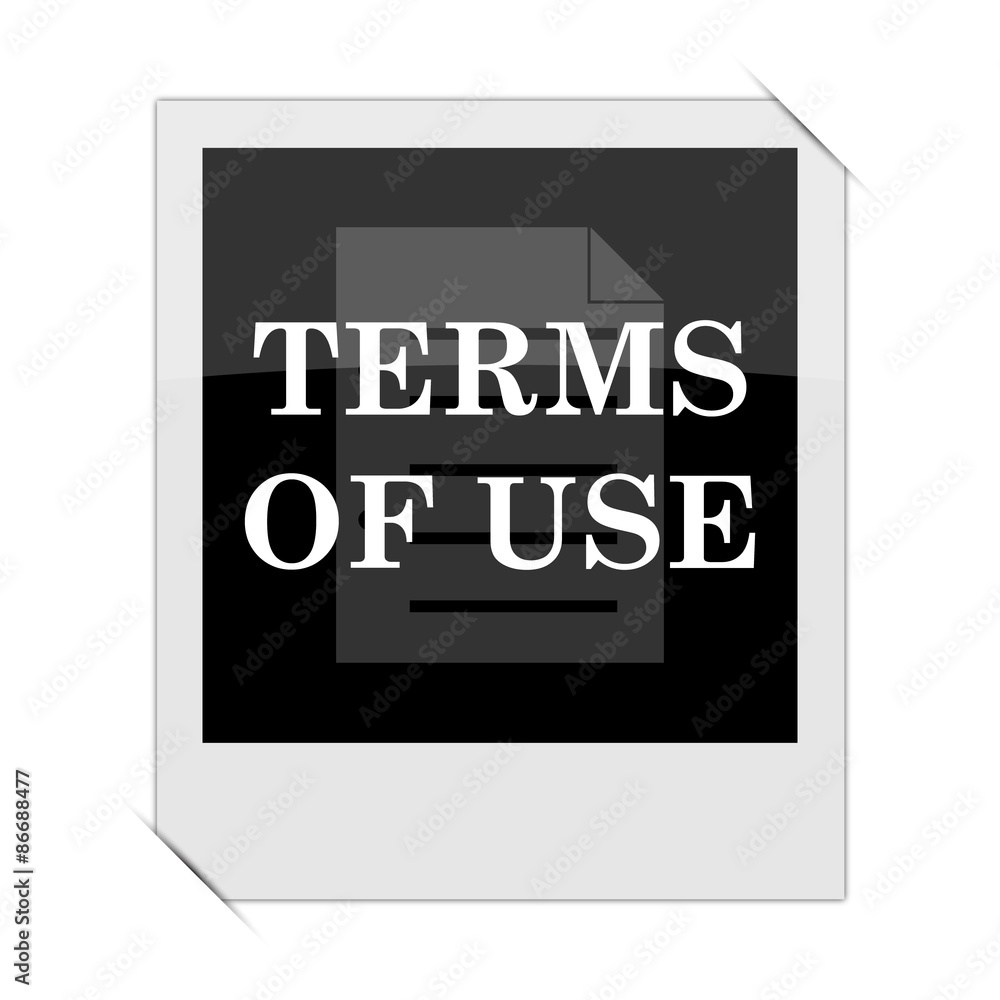 Plakat Terms of use icon